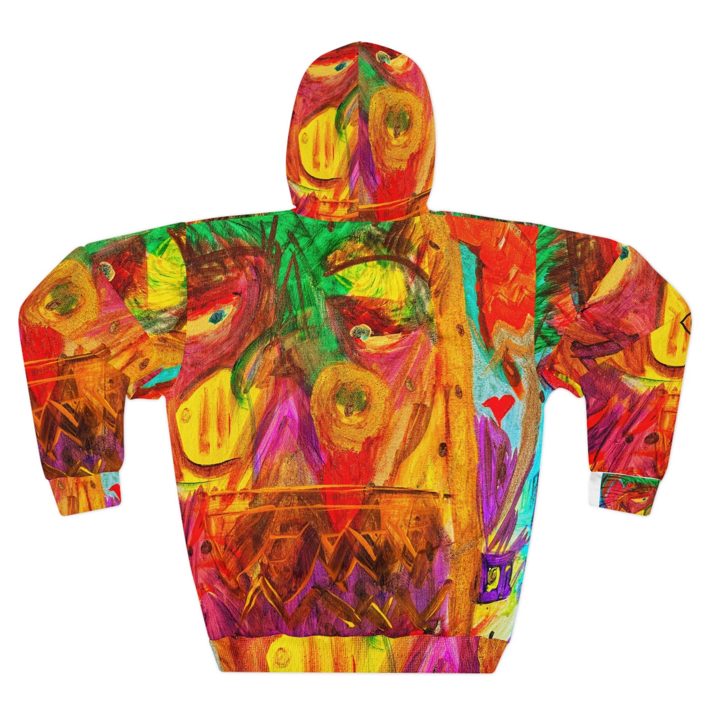 Family Paint Night Pullover Hoodie Three