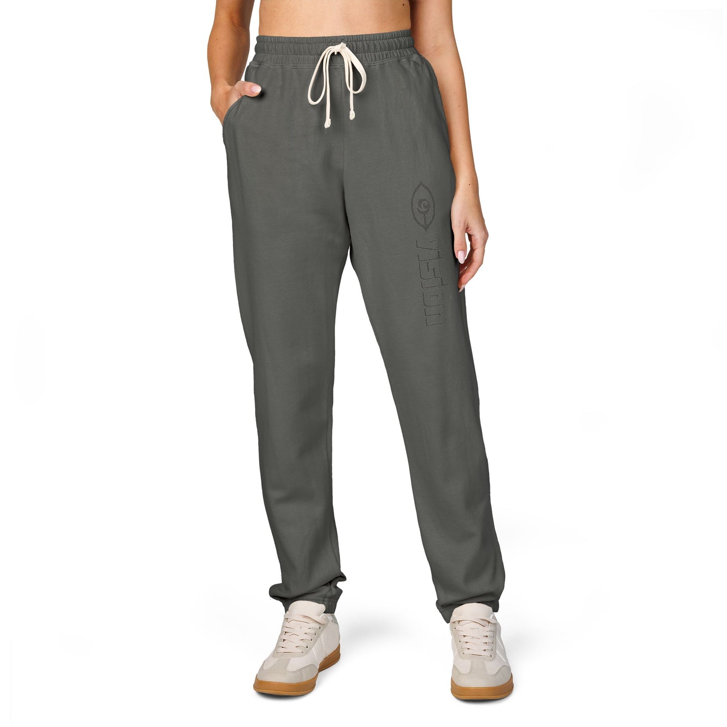 CyVision Cozy Unisex Fleece Sweatpants | Relaxed Lounge Wear for Home, Casual Outings, Gifts for Him & Her, Perfect for Cozy Nights, Fitness
