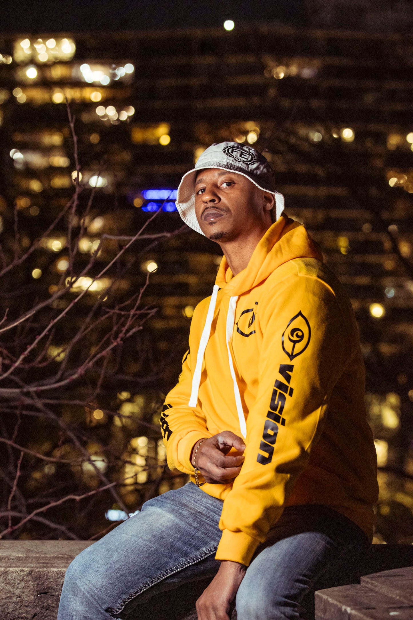 Bumble Bee Cymarshall Law CyViSion Vibrant Graffiti Print Unisex Pullover Hoodie