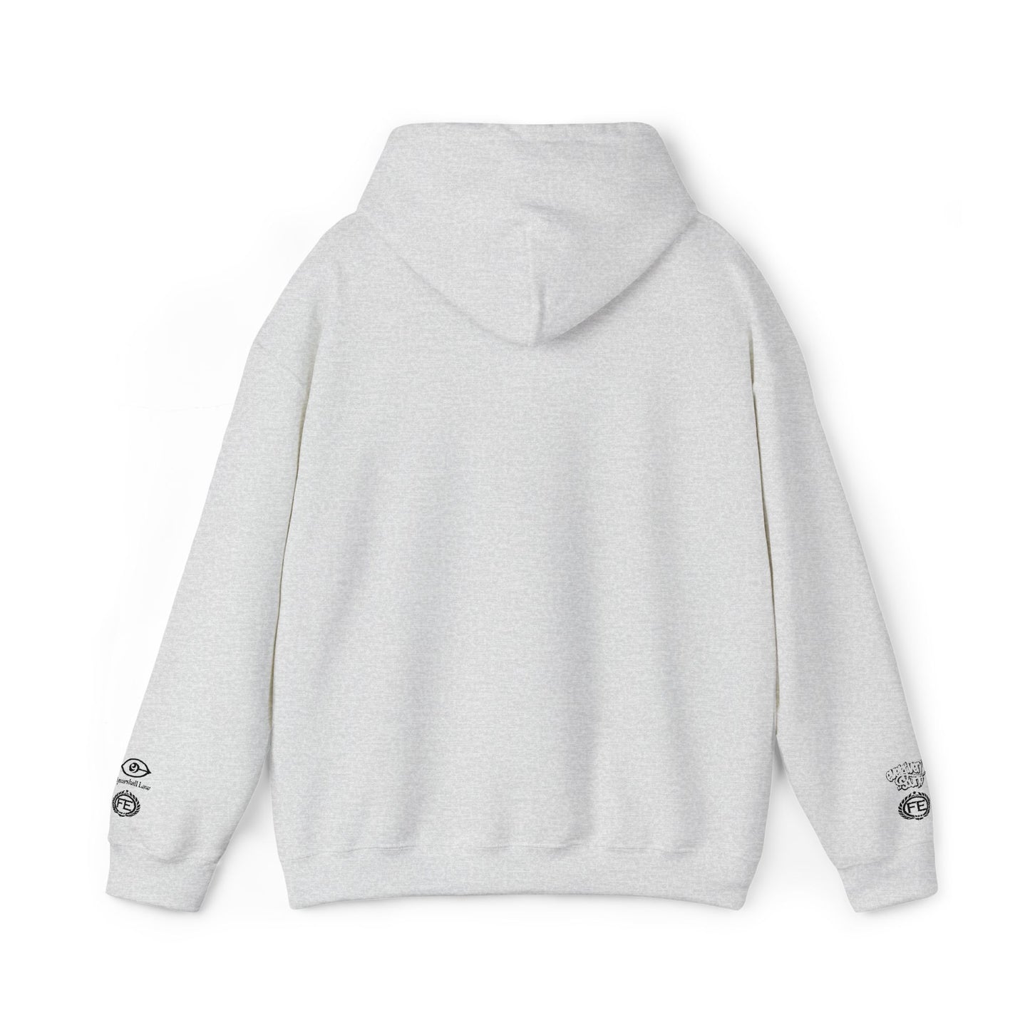 Embroidered Third Eye CyViSion Cymarshall Law Minimalist Hoodie — Small Eye Graphic Streetwear Hoodie