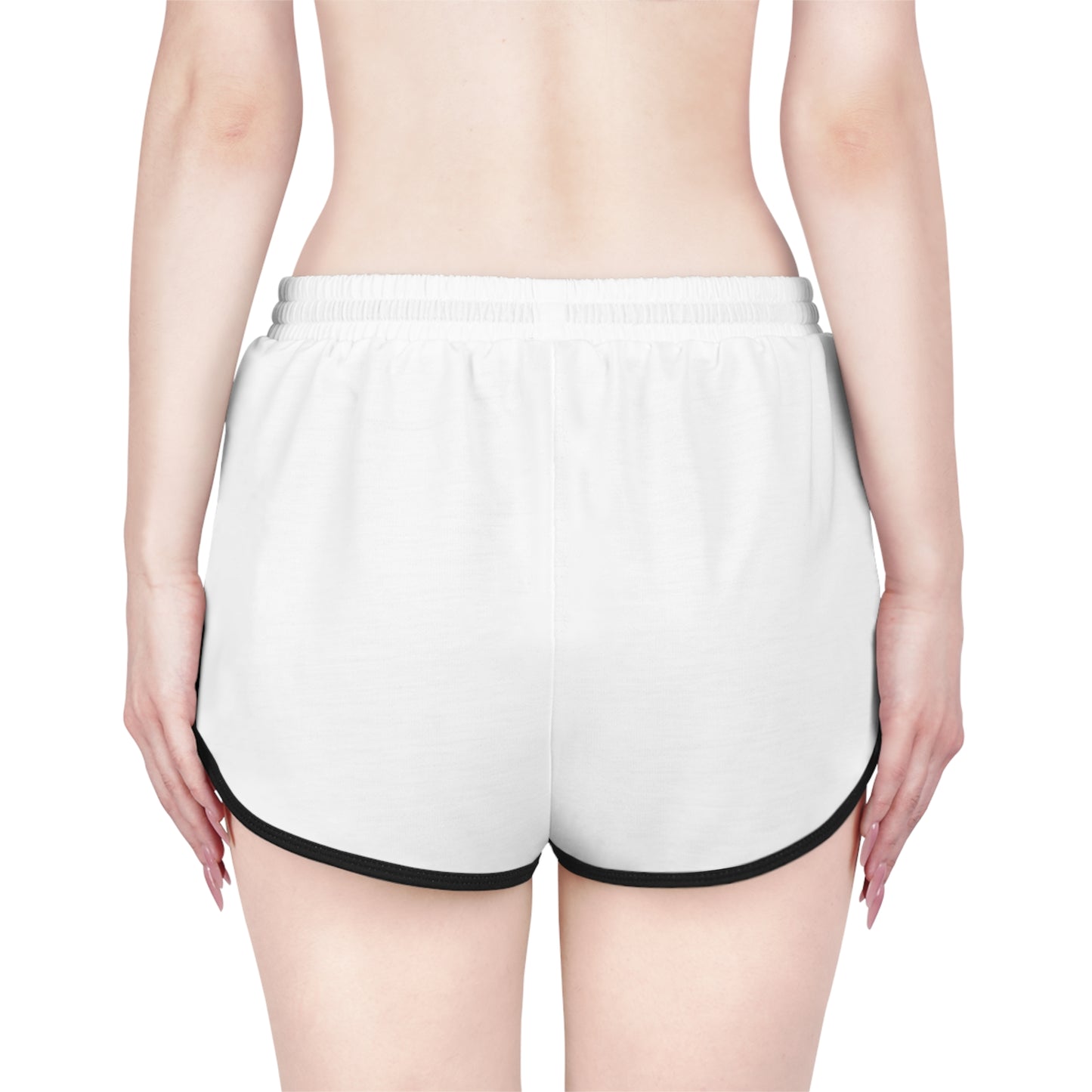 CyVision Women's Relaxed Shorts  White(AOP)