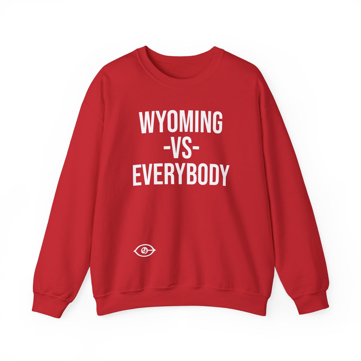 Wyoming  -VS - Everybody Unisex Heavy Blend™ Crewneck Sweatshirt