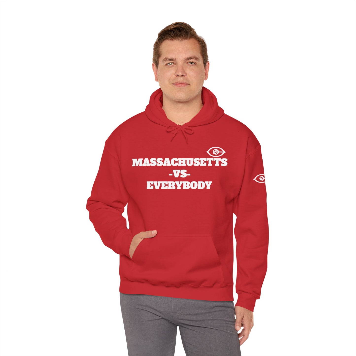 Massachusetts VS Everybody Unisex Heavy Blend™ Hoodie Sweatshirt