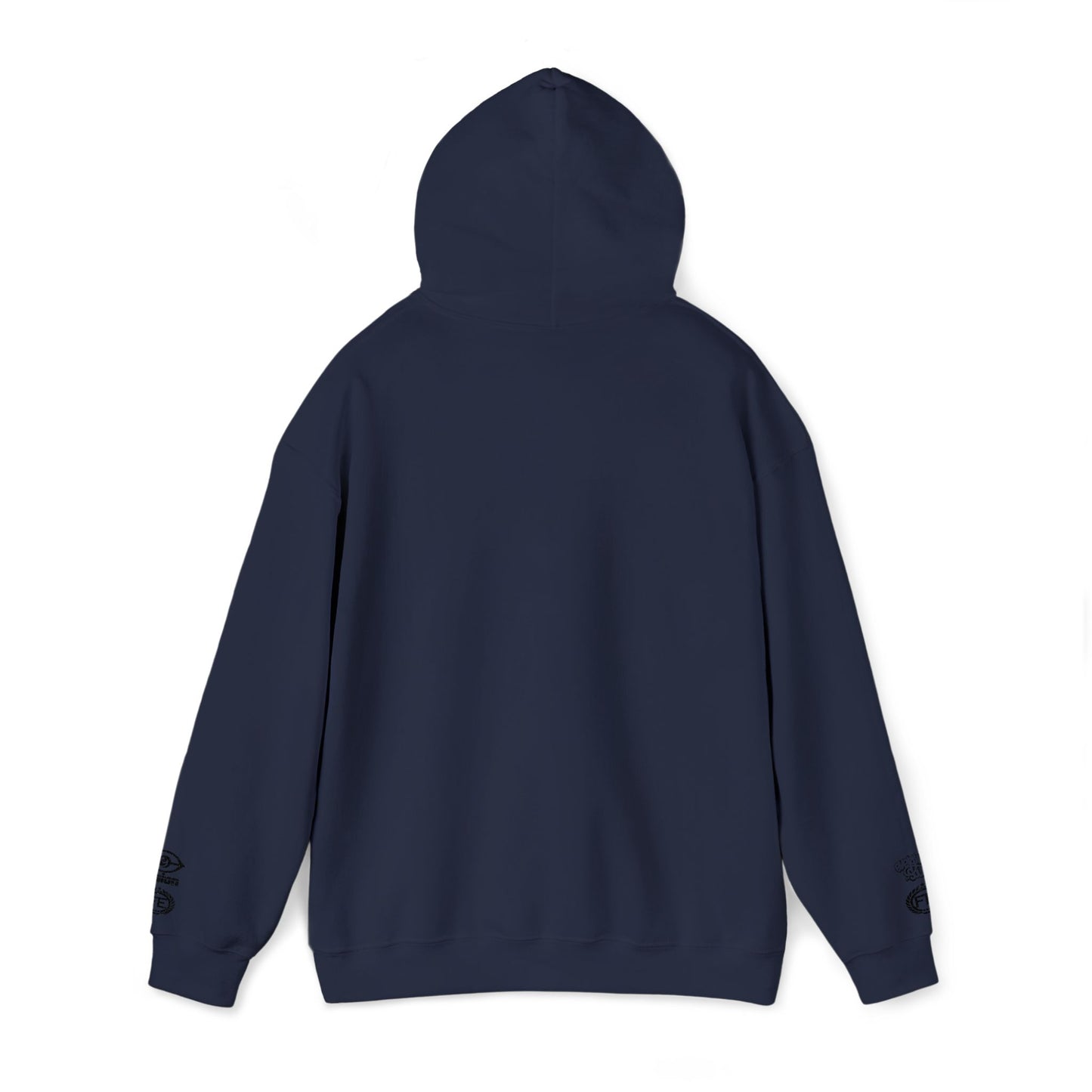 Everliven Sound Embroidery Graf Graphic Hoodie – Minimalist White Eye Design Hooded Sweatshirt