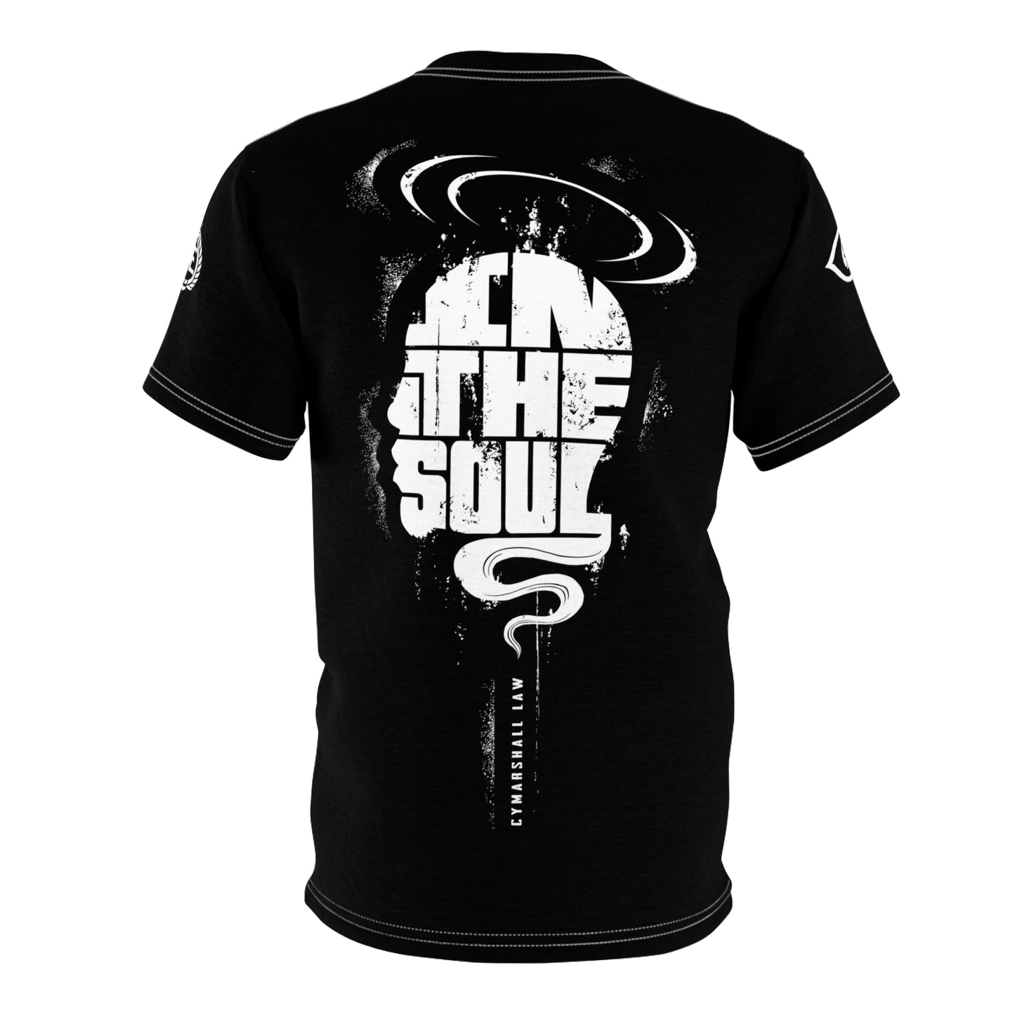 I AM HIP HOP IN THE SOUL - (Black/White) Unisex Cut & Sew Tee (AOP)