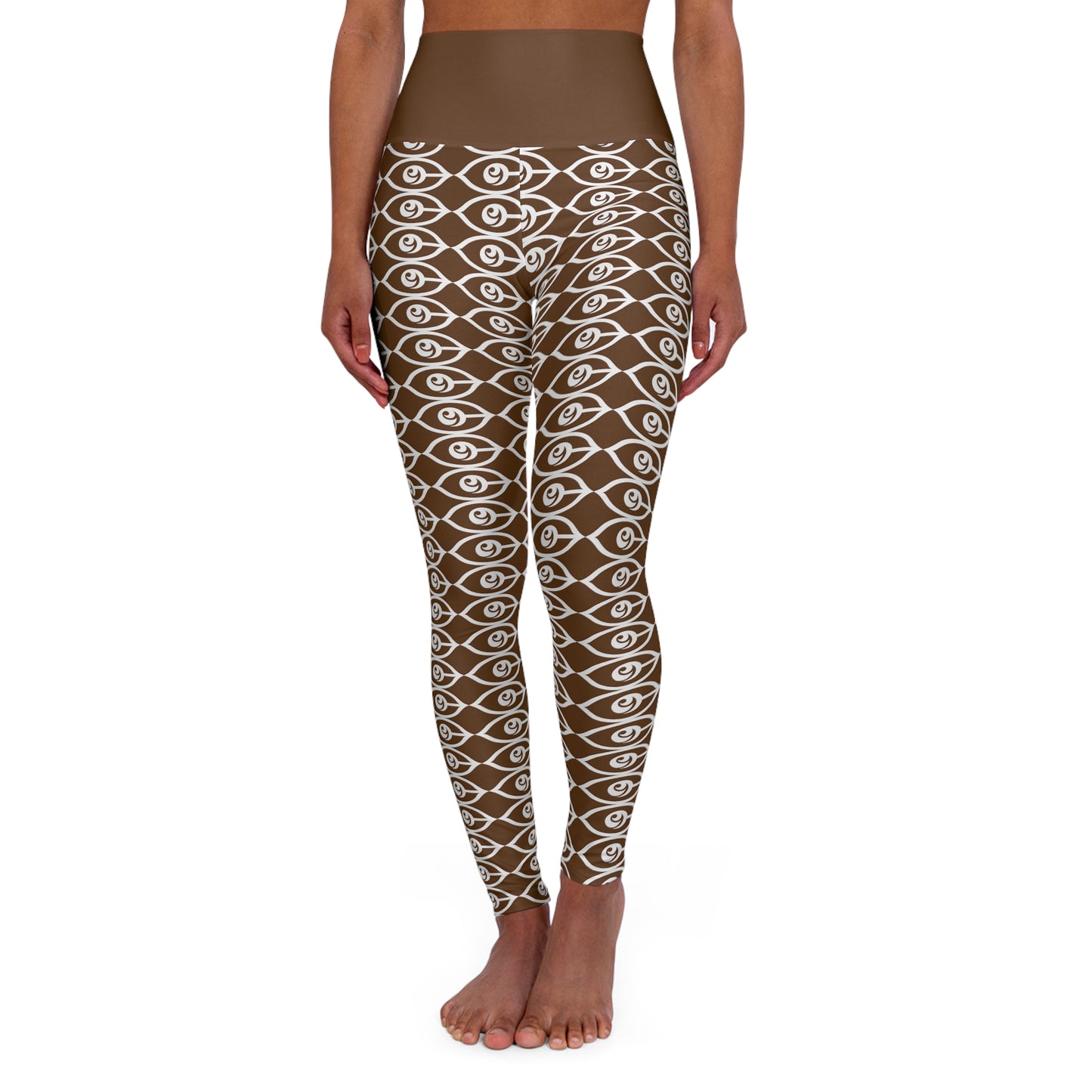 High Waisted Yoga Leggings (AOP)