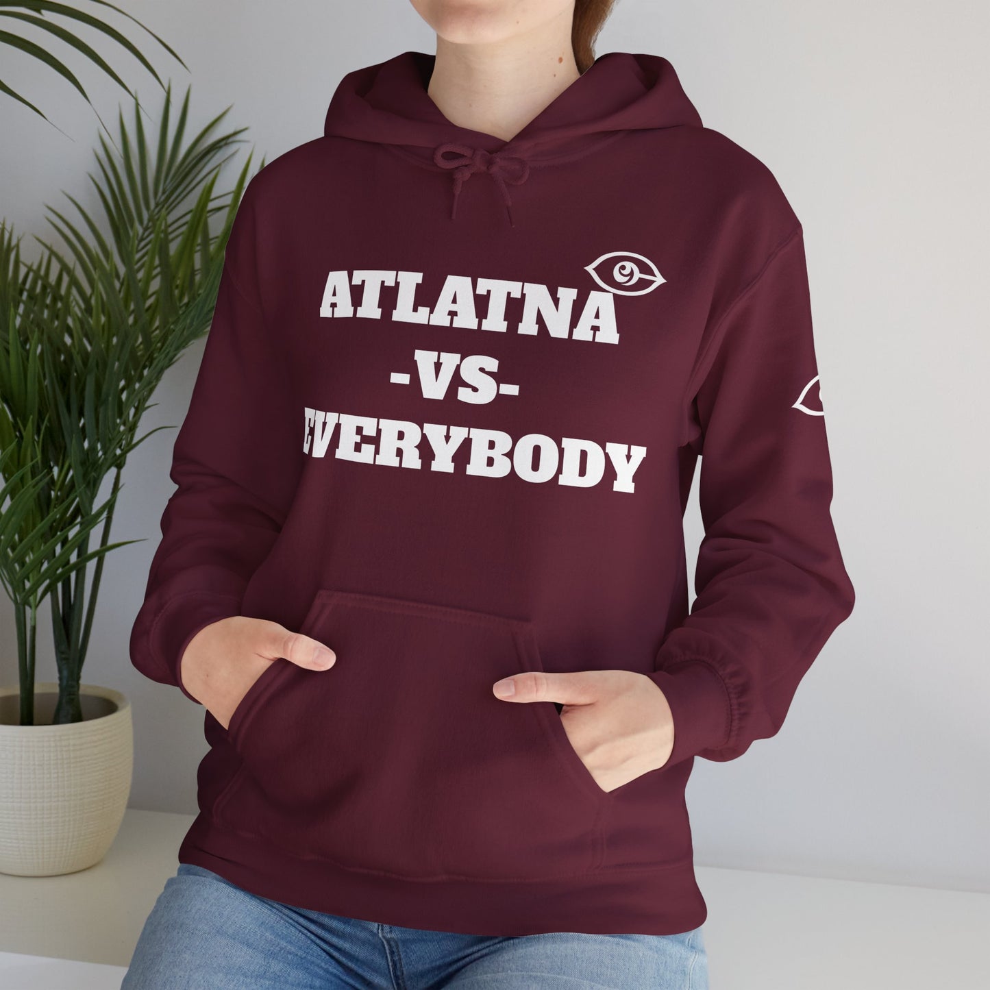 ATLANTA VS Everybody Unisex Heavy Blend™ Hoodie Sweatshirt