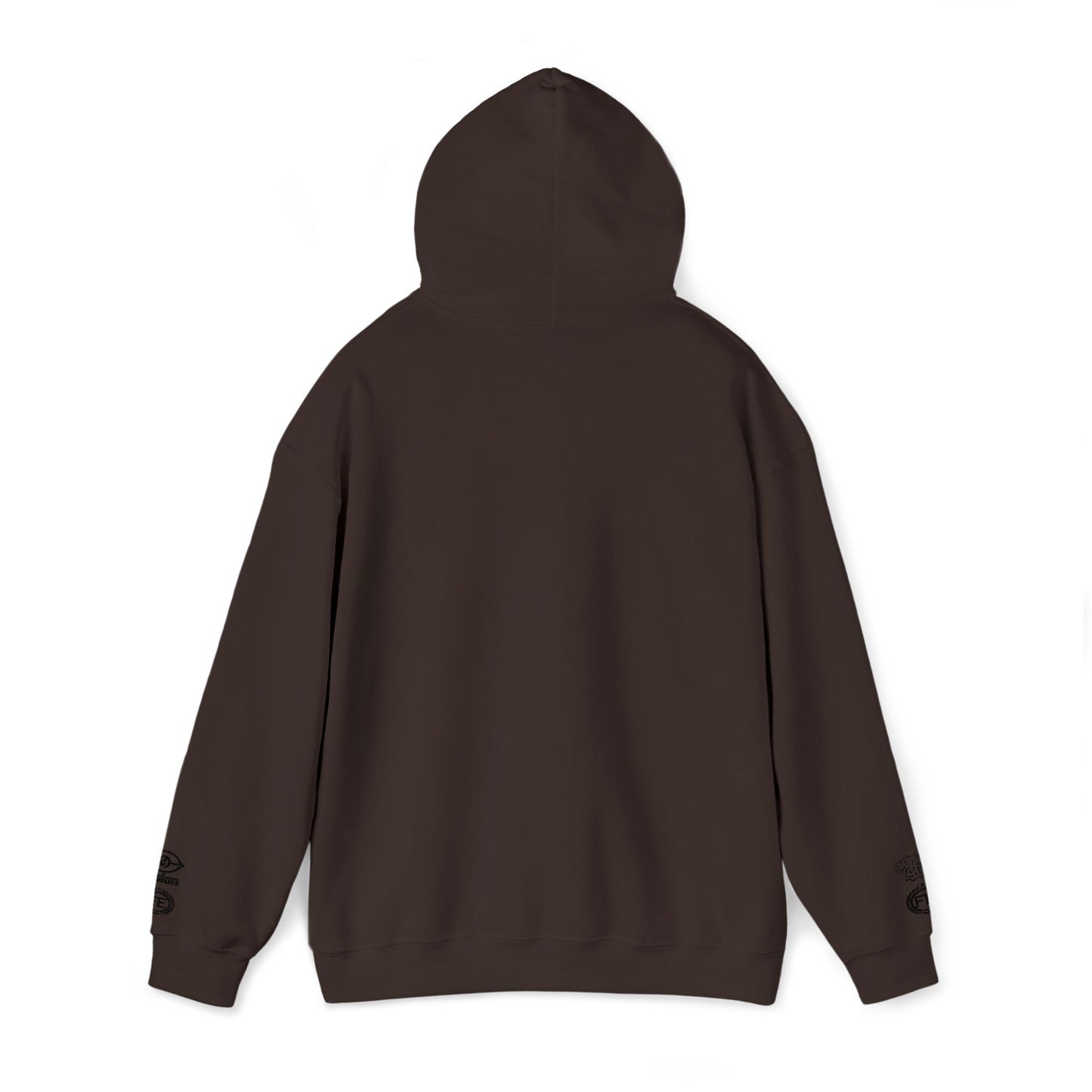 Everliven Sound Embroidery Graf Graphic Hoodie – Minimalist White Eye Design Hooded Sweatshirt