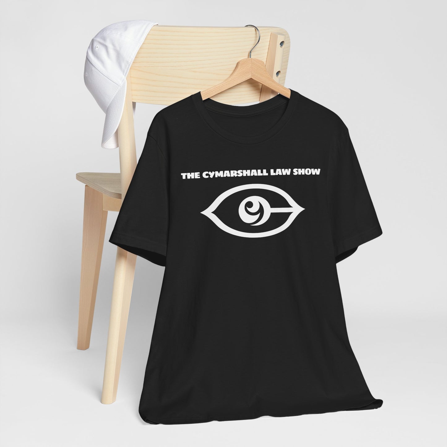 The Cymarshall Law Show - ( White Logo ) Unisex Jersey Short Sleeve Tee