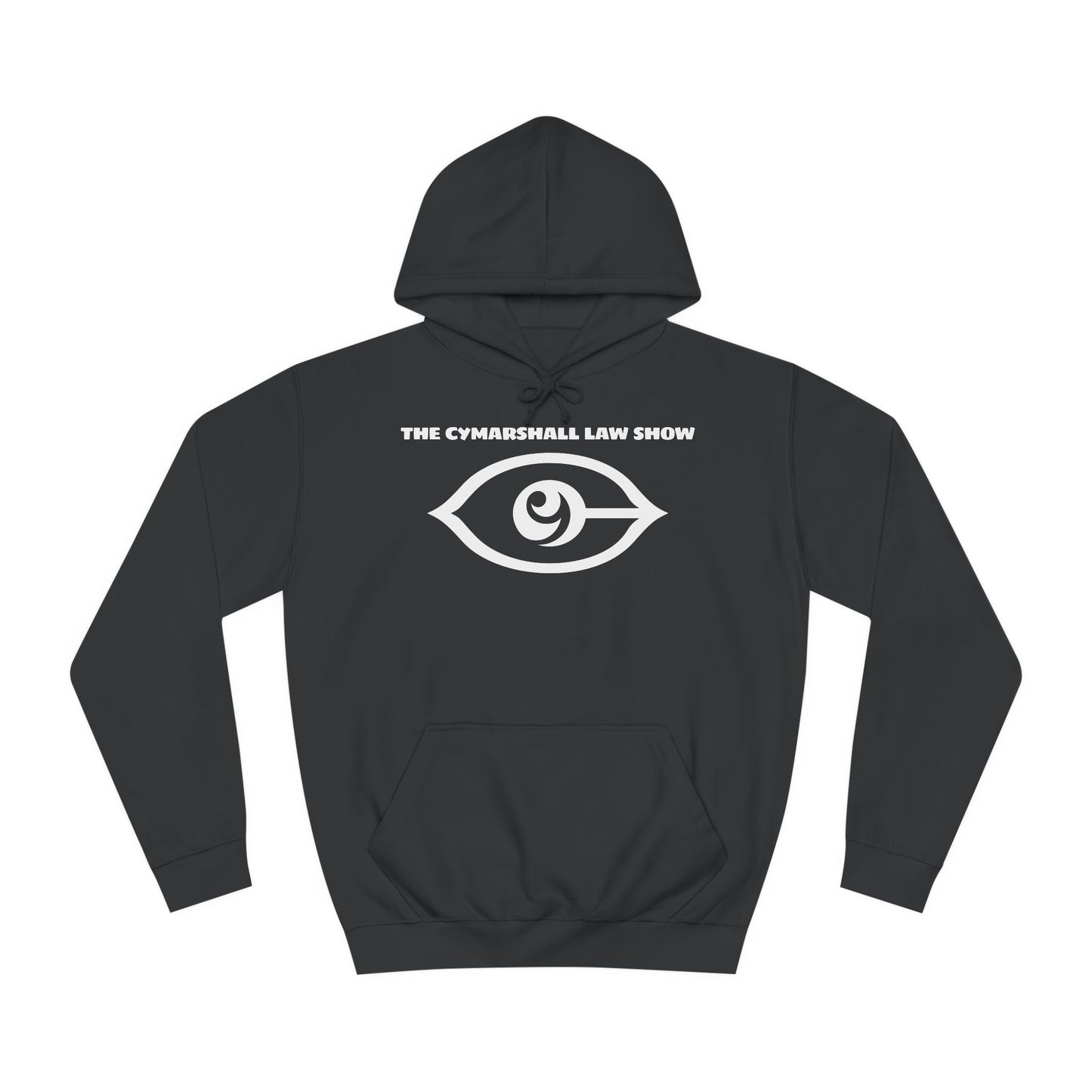 The Cymarshall Law Show (White Logo)Unisex College Hoodie