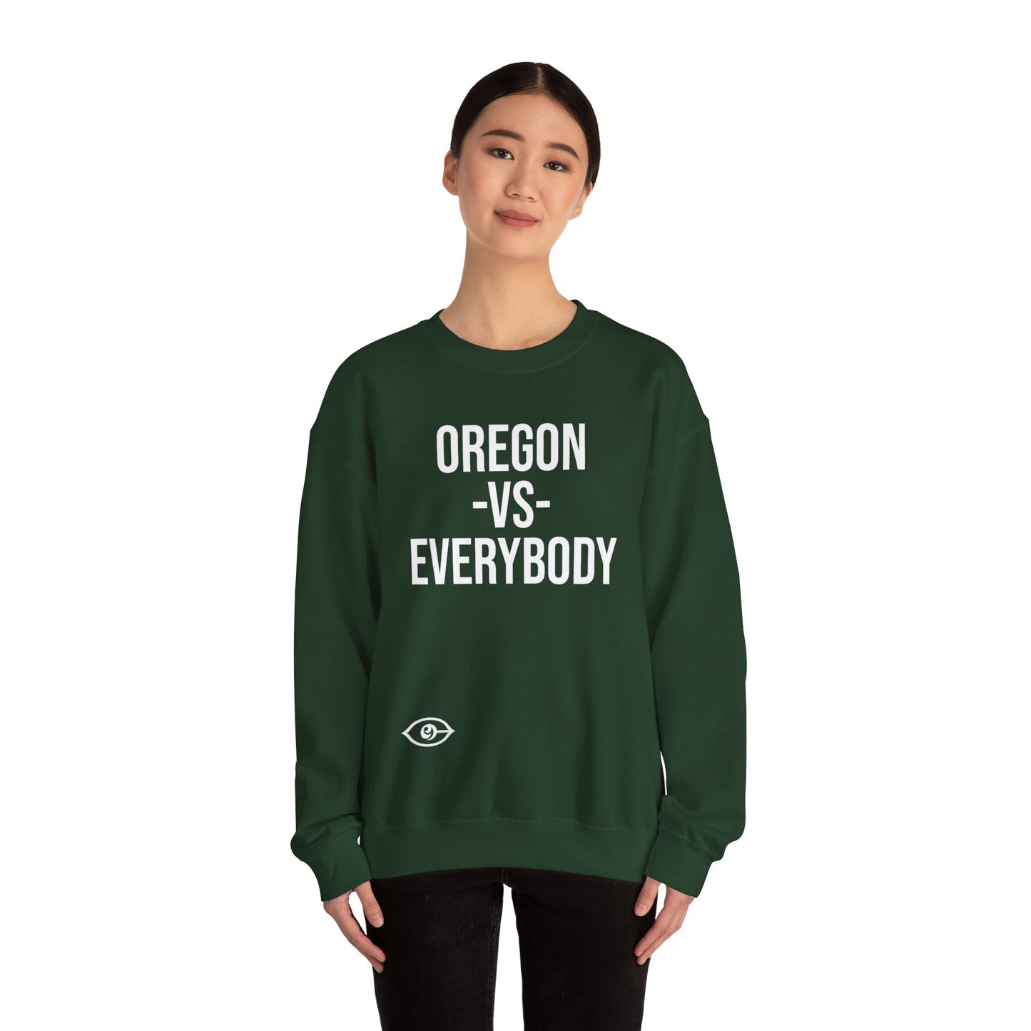 Oregon  -VS - Everybody Unisex Heavy Blend™ Crewneck Sweatshirt