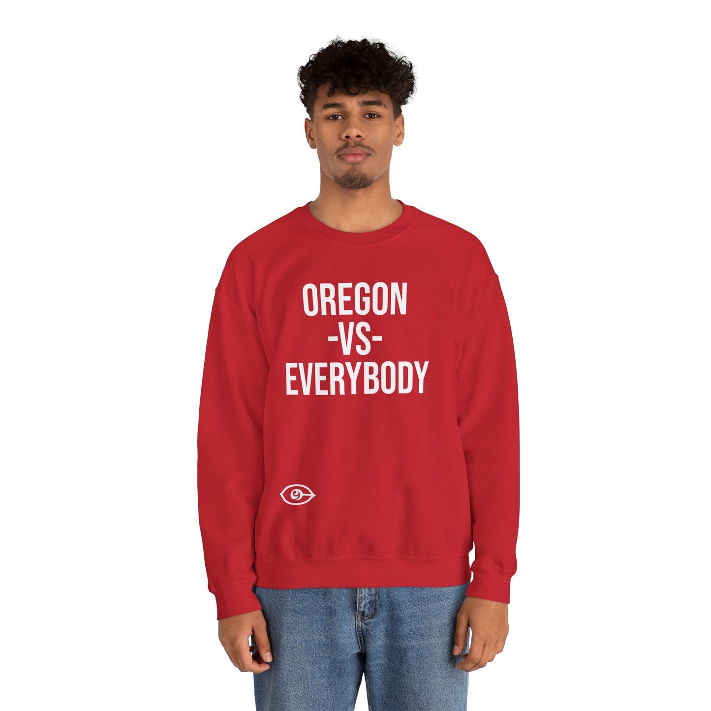 Oregon  -VS - Everybody Unisex Heavy Blend™ Crewneck Sweatshirt