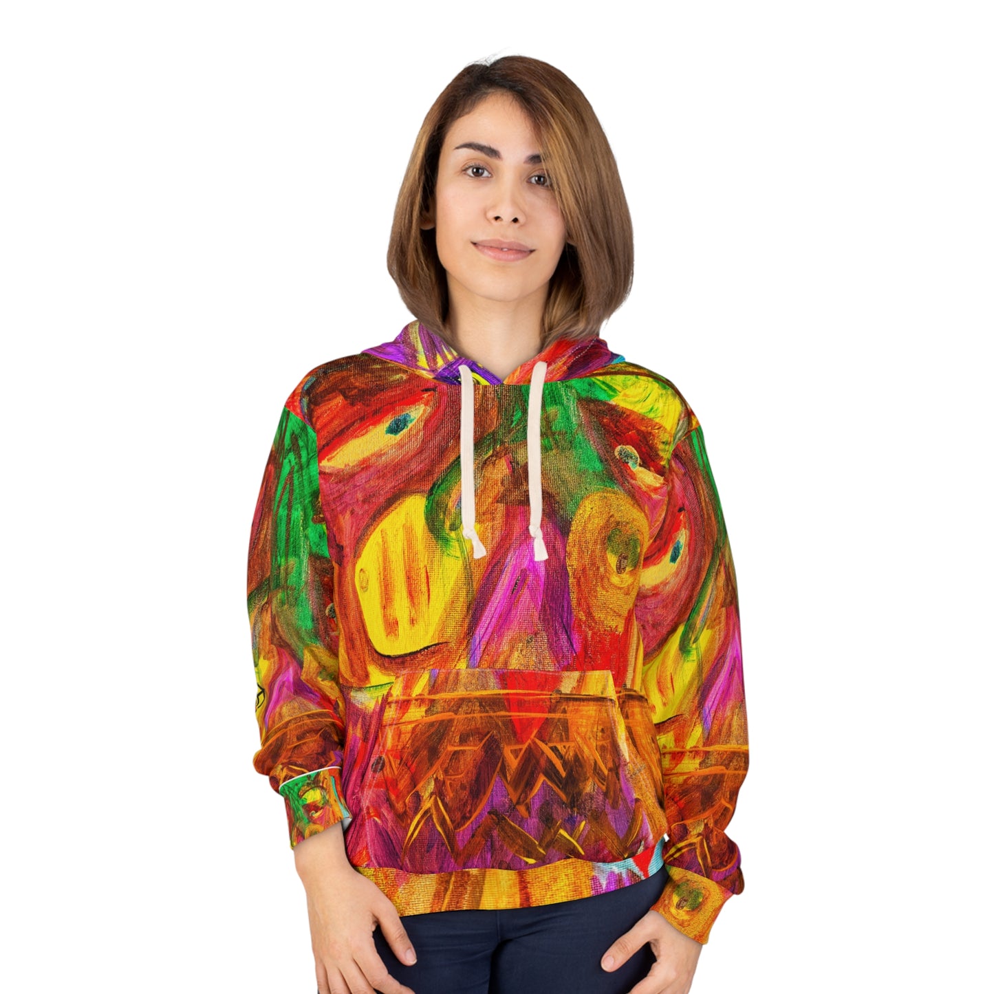 Family Paint Night Pullover Hoodie Three