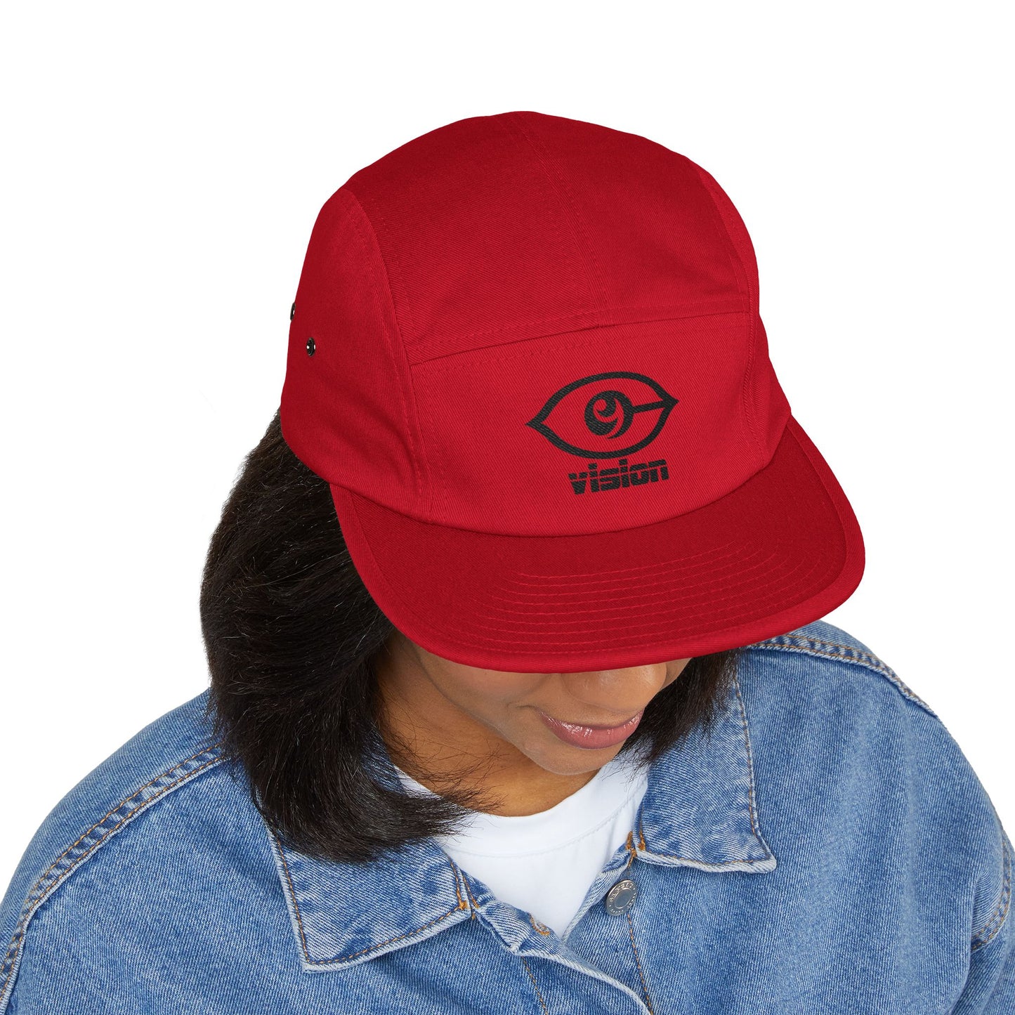 Embroidered Cy Vision 5-Panel Cap — Casual Streetwear Baseball Hat