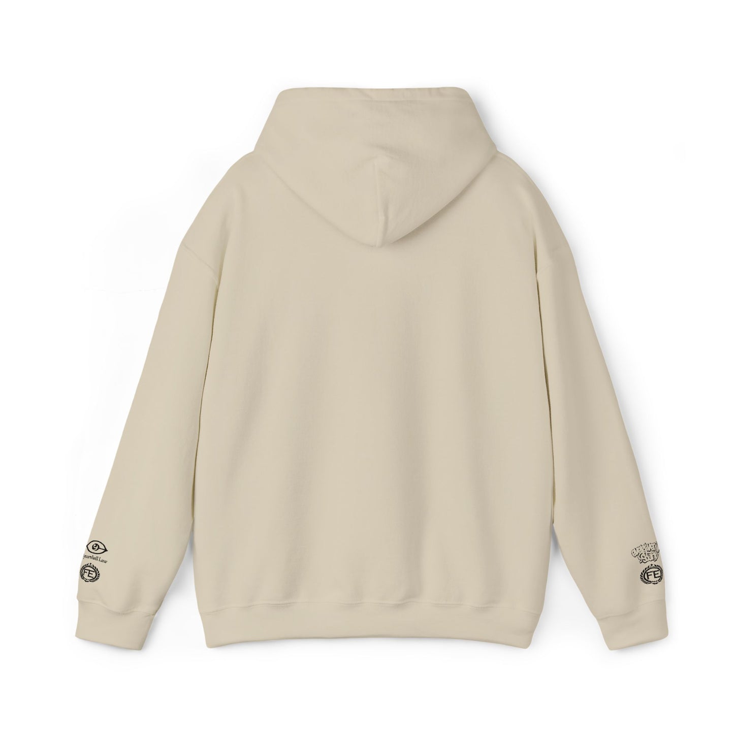 Embroidered Third Eye CyViSion Cymarshall Law Minimalist Hoodie — Small Eye Graphic Streetwear Hoodie