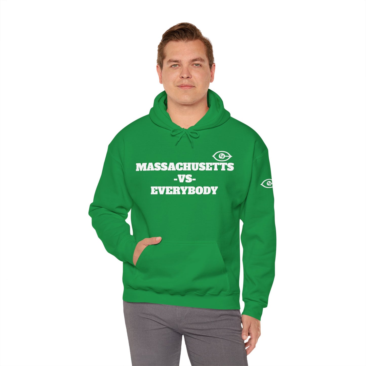 Massachusetts VS Everybody Unisex Heavy Blend™ Hoodie Sweatshirt