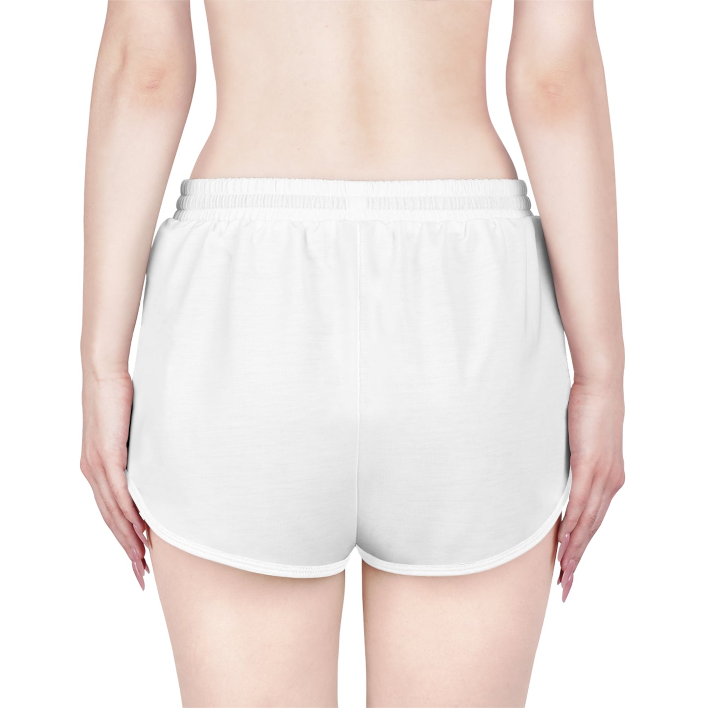 CyVision Women's Relaxed Shorts  White(AOP)