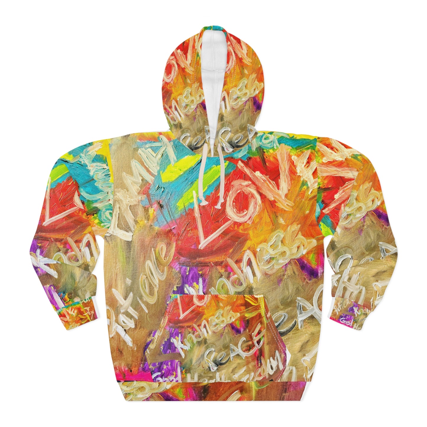 Family Paint Night Pullover Hoodie Two