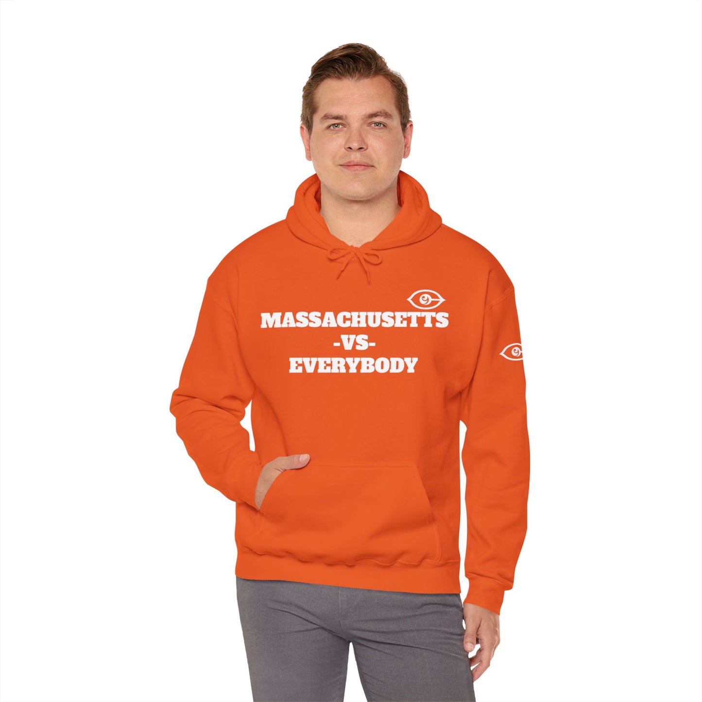 Massachusetts VS Everybody Unisex Heavy Blend™ Hoodie Sweatshirt