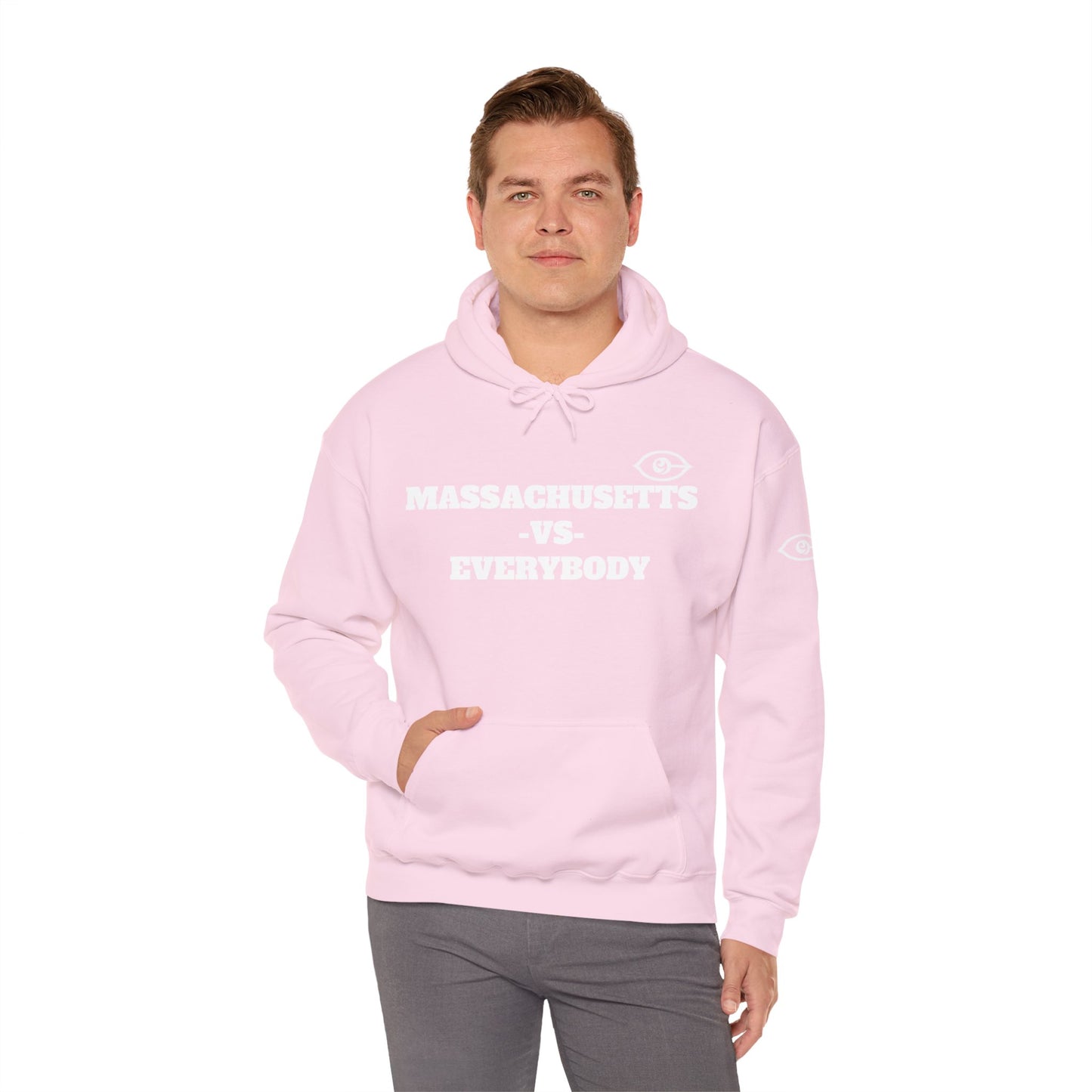 Massachusetts VS Everybody Unisex Heavy Blend™ Hoodie Sweatshirt