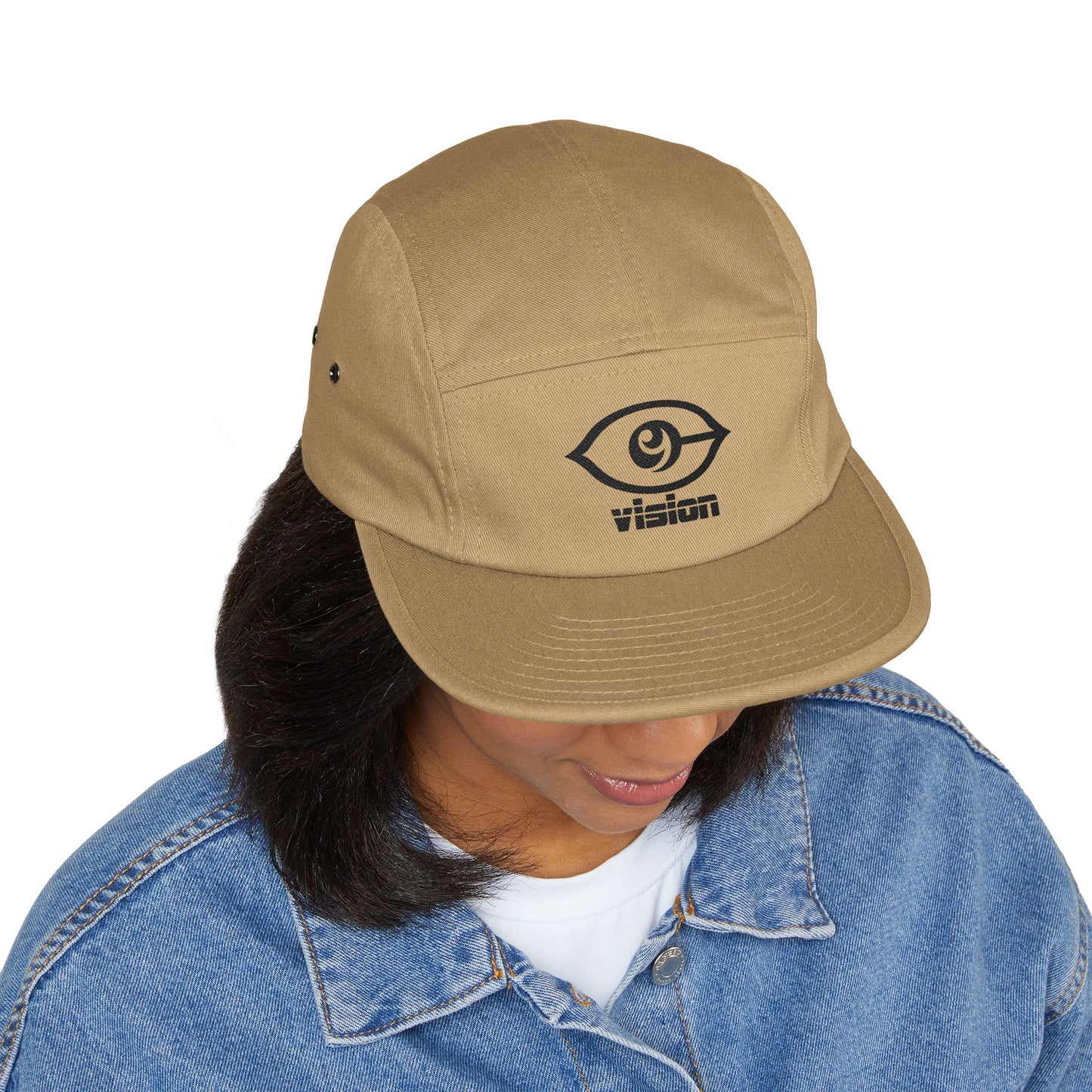 Embroidered Cy Vision 5-Panel Cap — Casual Streetwear Baseball Hat