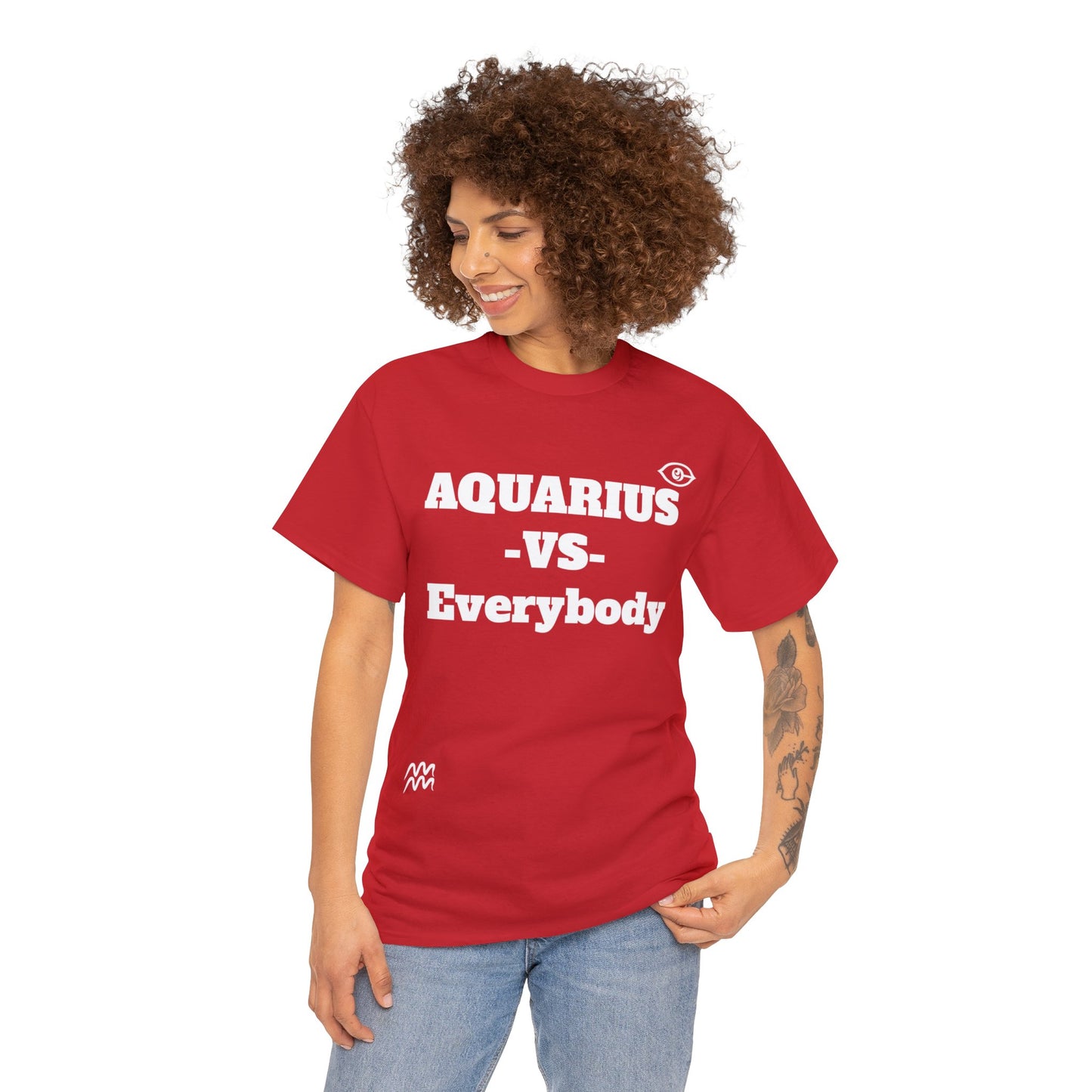 CyVision Aquarius -VS- Everybody Unisex Heavy Cotton Tee